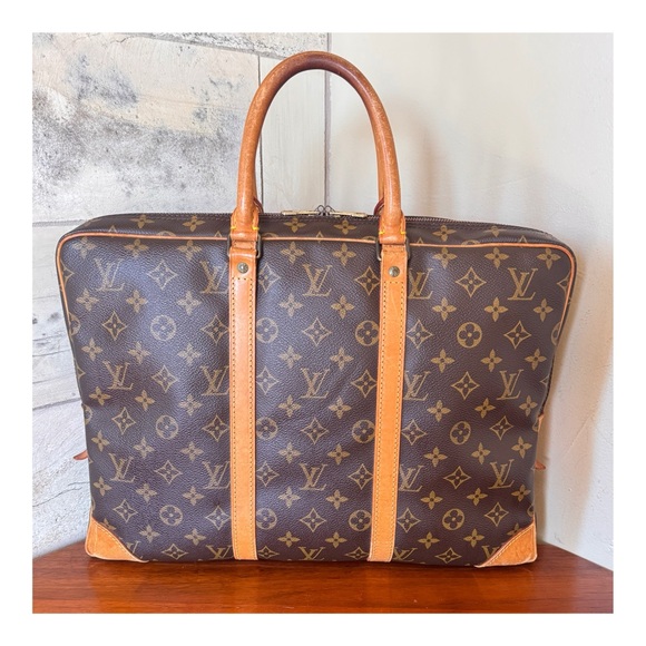 🩵CLASSIC🩵LOUIS VUITTON PORTE DOCUMENTS VOYAGE BRIEFCASE - Picture 2 of 15